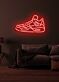Sneaker Stylish Neon Tribute to Sneaker Culture