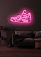 Sneaker Stylish Neon Tribute to Sneaker Culture