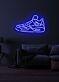 Sneaker Stylish Neon Tribute to Sneaker Culture