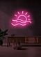 Sunset Neon Calm and Peaceful End to the Day, Perfect for Relaxing Environments