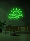 Sunset Neon Calm and Peaceful End to the Day, Perfect for Relaxing Environments