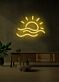 Sunset Neon Calm and Peaceful End to the Day, Perfect for Relaxing Environments