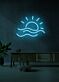 Sunset Neon Calm and Peaceful End to the Day, Perfect for Relaxing Environments
