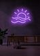 Sunset Neon Calm and Peaceful End to the Day, Perfect for Relaxing Environments