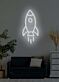 Rocket Neon Soaring High with Ambition and Dreams