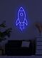Rocket Neon Soaring High with Ambition and Dreams