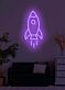 Rocket Neon Soaring High with Ambition and Dreams