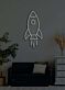 Rocket Neon Soaring High with Ambition and Dreams