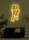 Square man Neon Creative and Quirky Design for Modern Decor