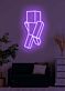 Square man Neon Creative and Quirky Design for Modern Decor