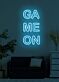 Game On Neon Exciting Call to Action for Gamers Ready to Play