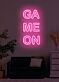 Game On Neon Exciting Call to Action for Gamers Ready to Play