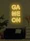 Game On Neon Exciting Call to Action for Gamers Ready to Play