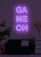 Game On Neon Exciting Call to Action for Gamers Ready to Play