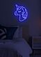 Einhornkopf LED-Neonschild