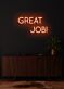 Way to go! Neon Celebratory Congratulation for Achievements and Milestones