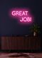 Way to go! Neon Celebratory Congratulation for Achievements and Milestones