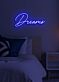 Dreams Neon Whimsical Light Inspiring Hope and Imagination