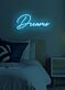 Dreams Neon Whimsical Light Inspiring Hope and Imagination