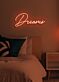 Dreams Neon Whimsical Light Inspiring Hope and Imagination