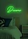 Dreams Neon Whimsical Light Inspiring Hope and Imagination