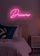 Dreams Neon Whimsical Light Inspiring Hope and Imagination