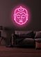 Buddha Neon Serene Illumination Reflecting Peace and Enlightenment