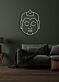 Buddha Neon Serene Illumination Reflecting Peace and Enlightenment