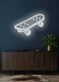 Skateboard Neon Dynamic Display Capturing the Spirit of Adventure and Freedom