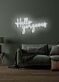 Hello Gorgeous Neon Flattering Greeting in Light