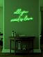 All You Need Is Love Neon Singing the Tune of Universal Love