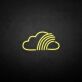 Regenbogen mit Wolken als LED-Neonschild