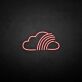 Regenbogen mit Wolken als LED-Neonschild