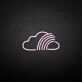 Regenbogen mit Wolken als LED-Neonschild