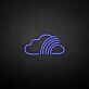 Regenbogen mit Wolken als LED-Neonschild