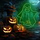 Geist LED-Neonschild für Halloween Party