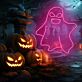 Geist LED-Neonschild für Halloween Party