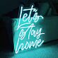Let's stay home Neon for Cozy Nights