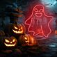 Geist LED-Neonschild für Halloween Party