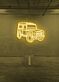 Abstraktes Geländewagen Neon Schild LED Wanddekoration