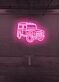 Abstraktes Geländewagen Neon Schild LED Wanddekoration