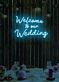 Welcome to our Wedding Neon Gateway to Love