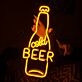Customize Cold Beer Neon Refreshment on Tap