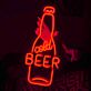 Customize Cold Beer Neon Refreshment on Tap