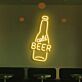 Customize Cold Beer Neon Refreshment on Tap