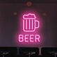 Customize Beer Chilled Neon Cheers for Brew Lovers