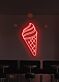Ice Cream Neon Swirls of Cool Delight
