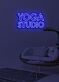Yoga Studio Neon Peace for Mindful Spaces