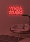 Yoga Studio Neon Peace for Mindful Spaces