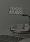 Yoga Studio Neon Peace for Mindful Spaces